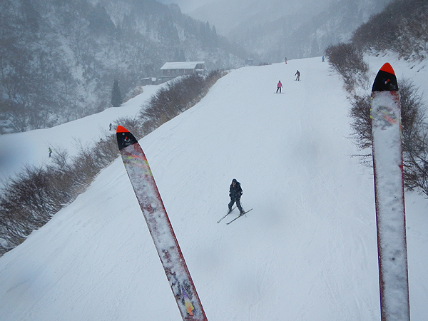 スキー初滑り